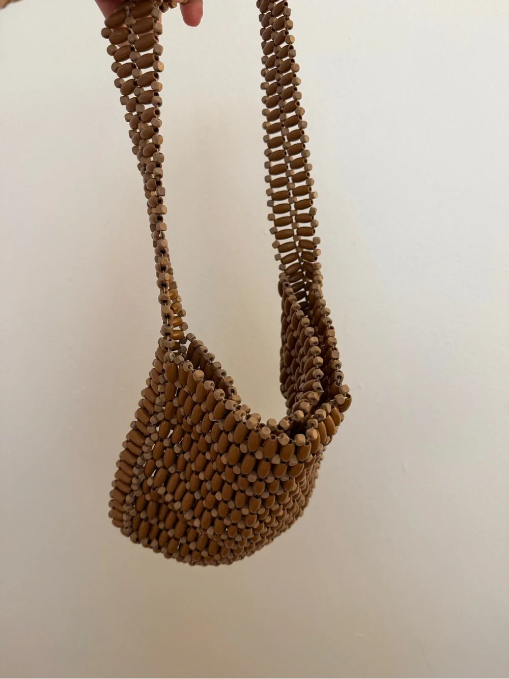 Brown Beaded Purse